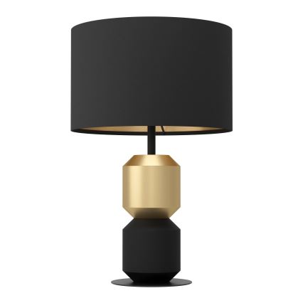 Eglo - Tafellamp 1xE27/40W/230V zwart/goud