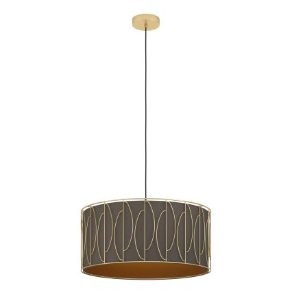 Eglo - Suspension filaire 1xE27/40W/230V doré/marron