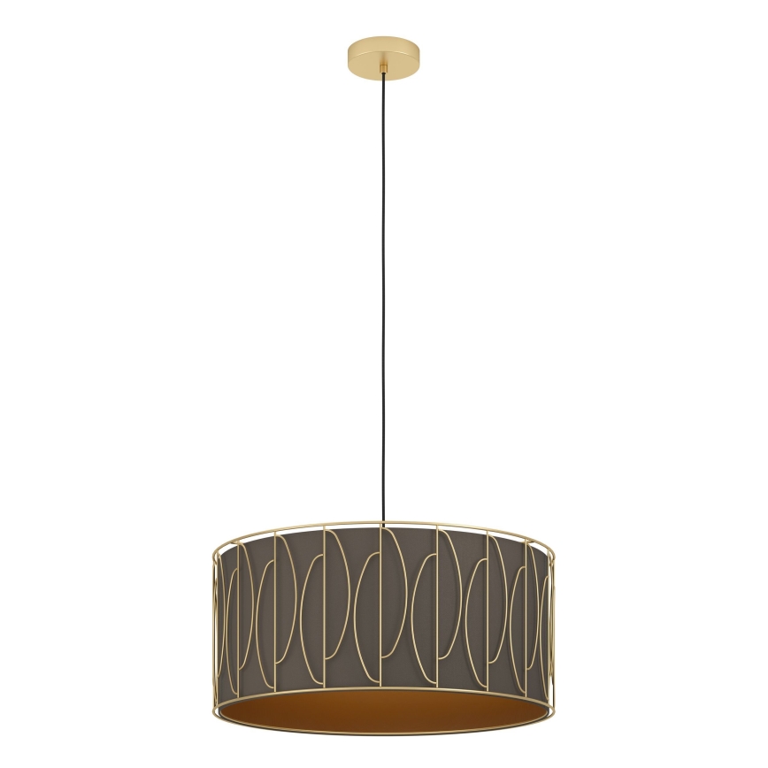 Eglo - Suspension filaire 1xE27/40W/230V doré/marron