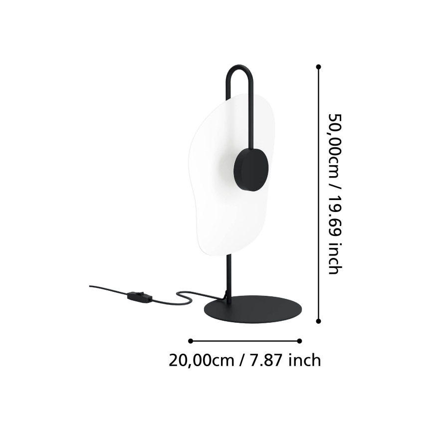 Eglo - LED Tafellamp LED/5,4W/230V 3000K zwart