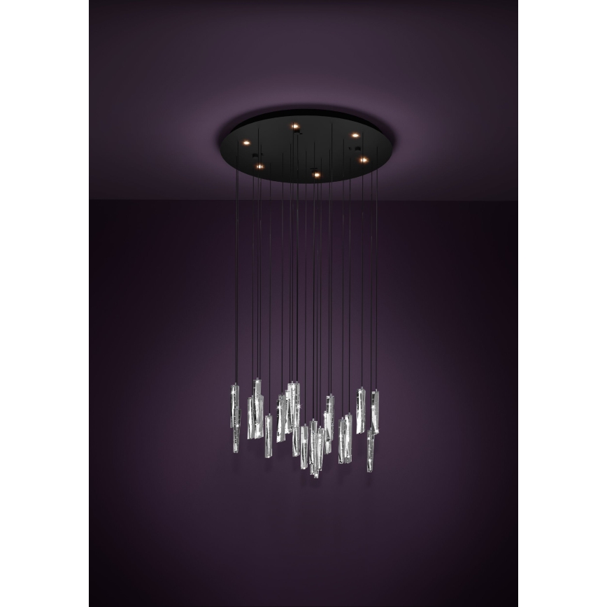 Eglo - Suspension filaire à intensité variable 6xLED/4,2W/230V 3000K transparent