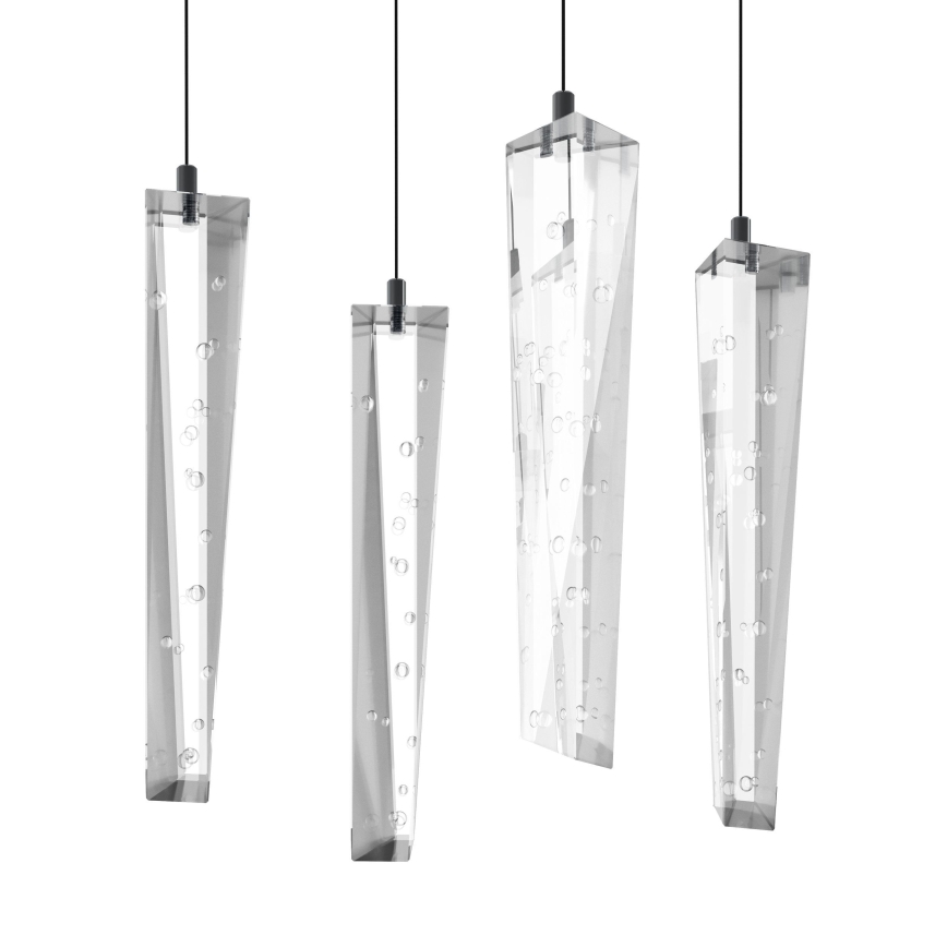 Eglo - Suspension filaire à intensité variable 6xLED/4,2W/230V 3000K transparent