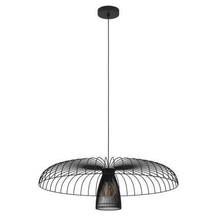 Eglo - Hanglamp aan een koord 1xE27/60W/230V diameter 77 cm zwart