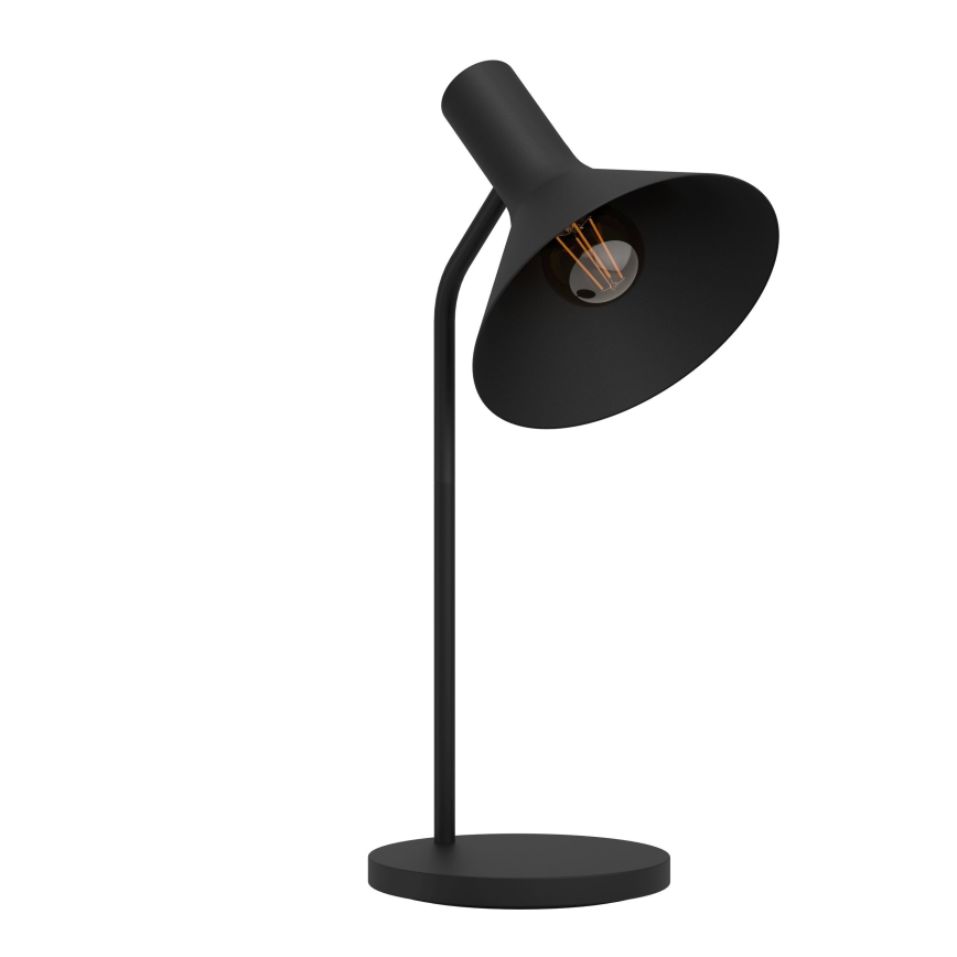 Eglo - Tafellamp 1xE27/28W/230V zwart