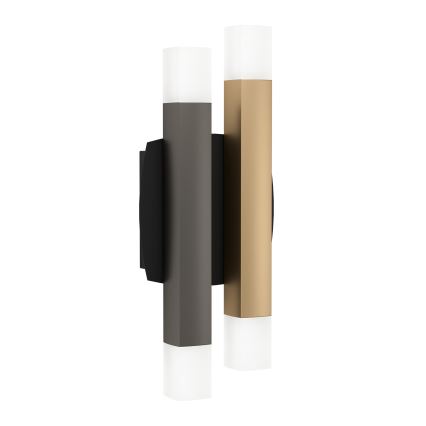 Eglo - LED wand verlichting 4xLED/3,3W/230V 3000K antraciet/goud