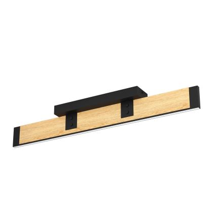 Eglo - Plafonnier à intensité variable LED/27W/230V 3000K noir/marron
