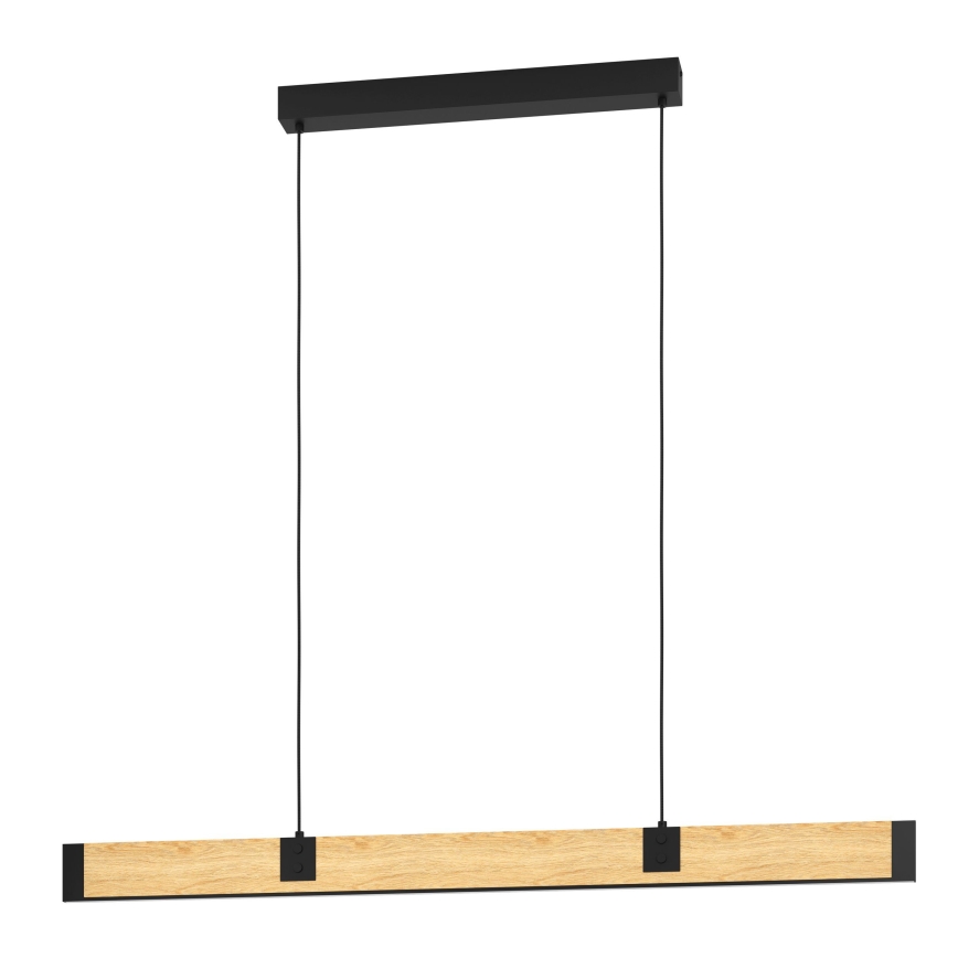 Eglo - Suspension filaire à intensité variable LED/28,8W/230V 3000K noir/marron