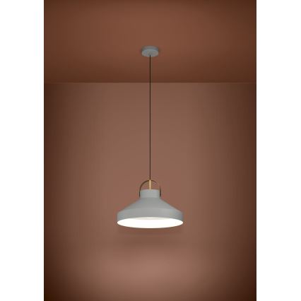 Eglo - Hanglamp aan een koord 1xE27/40W/230V grijs