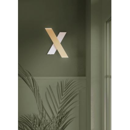 Eglo - Applique murale 2xLED/5W/230V 3000K doré/blanc