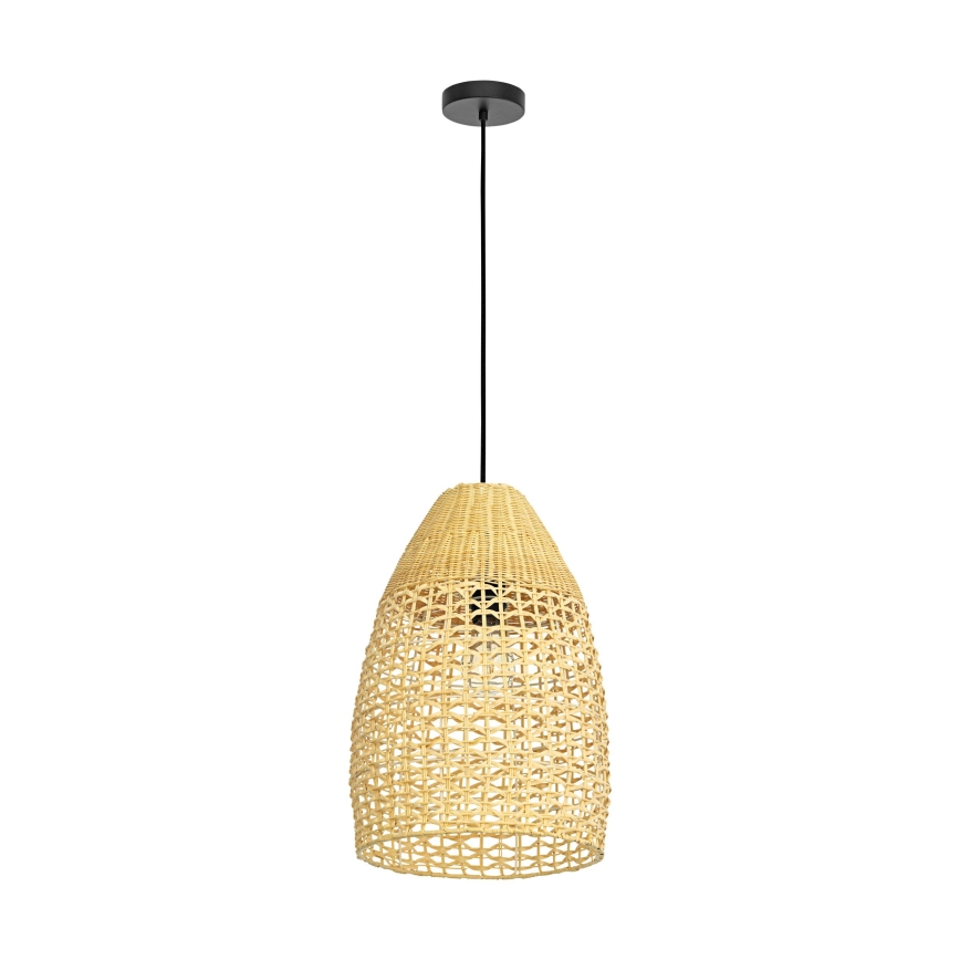 Eglo - Hanglamp aan een koord 1xE27/40W/230V diameter 35 cm bamboe