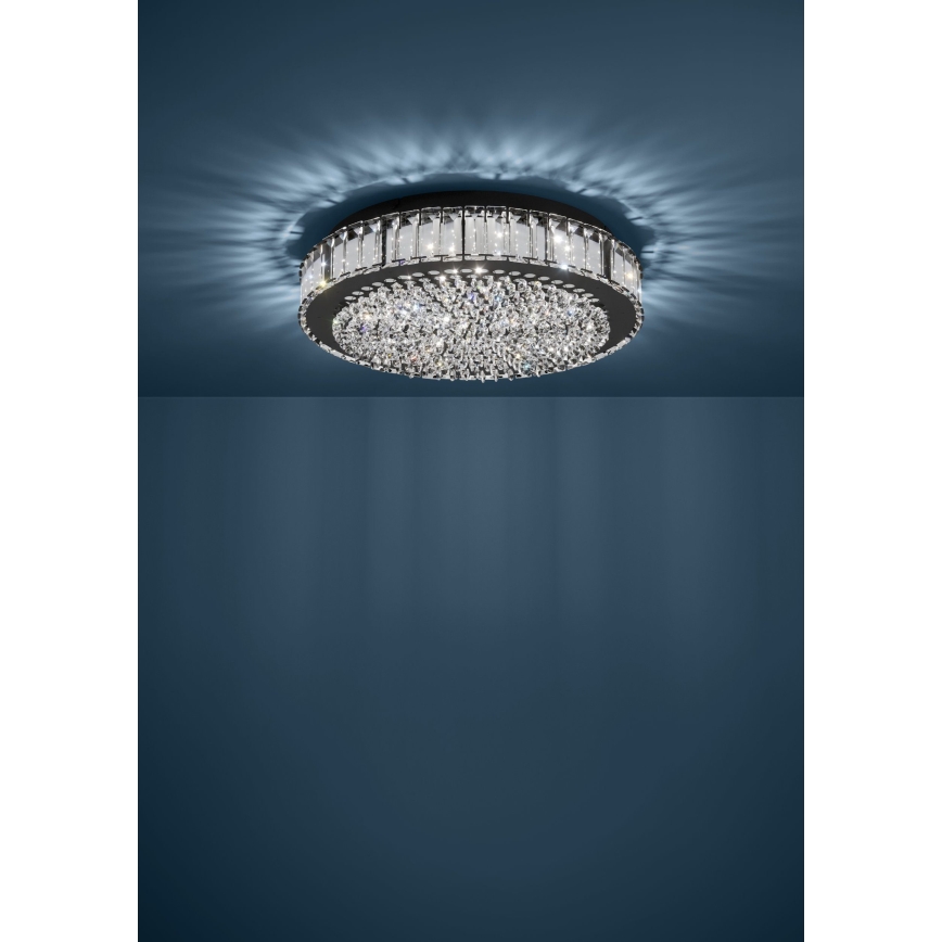 Eglo - Dimbare LED plafondlamp LED/23,5W/230V 4000K zwart