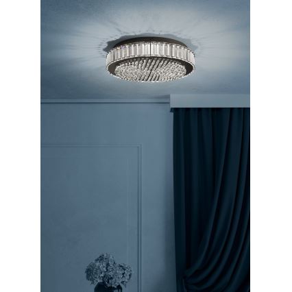 Eglo - Dimbare LED plafondlamp LED/23,5W/230V 4000K zwart
