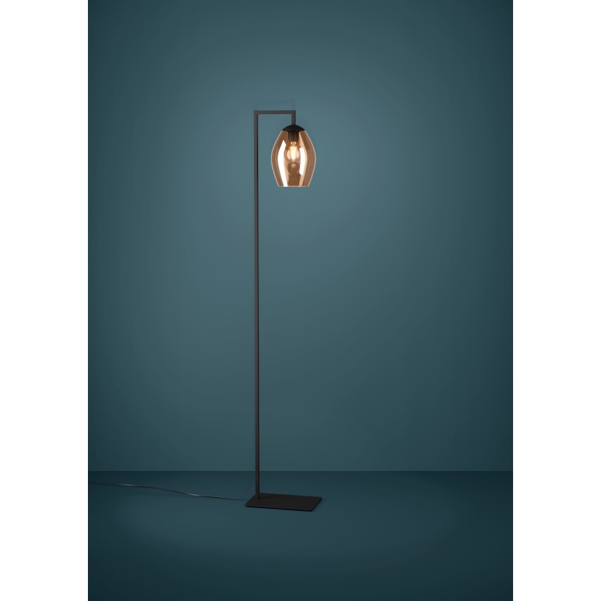Eglo - Lampadaire 1xE27/40W/230V marron