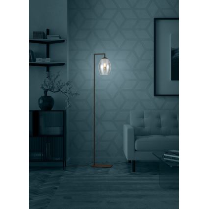 Eglo - Staande Lamp 1xE27/40W/230V gerookt