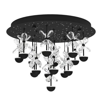 Eglo - Plafonnier à intensité variable LED/27W/230V 3000K noir