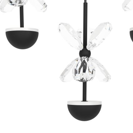 Eglo - Dimbare LED plafondlamp LED/77,4W/230V 3000K zwart