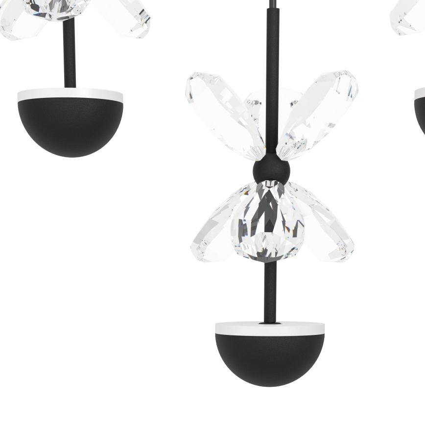 Eglo - Dimbare LED plafondlamp LED/77,4W/230V 3000K zwart