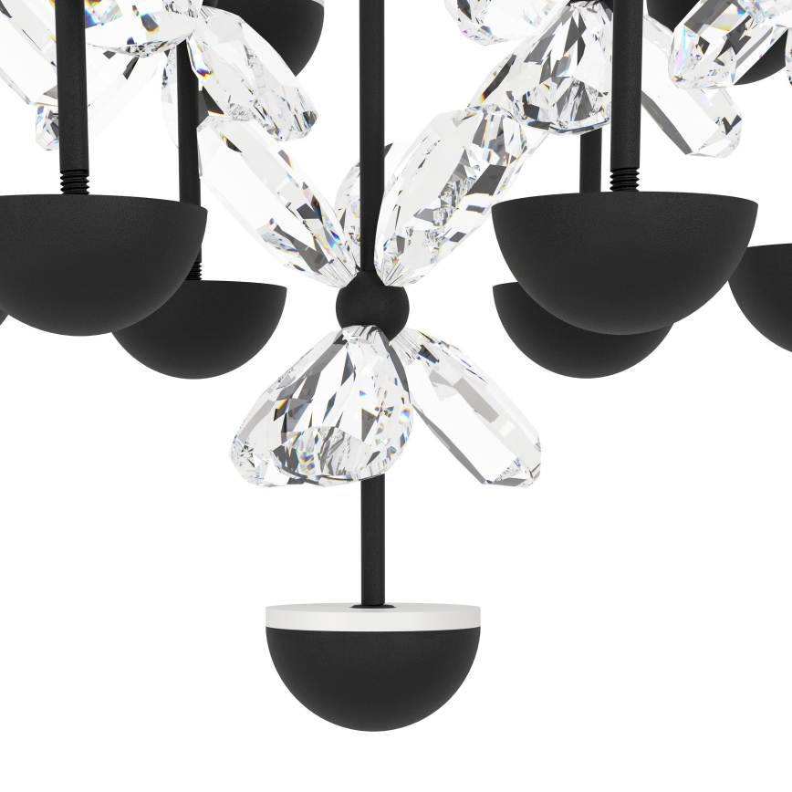 Eglo - Suspension filaire à intensité variable LED/27W/230V 3000K noir