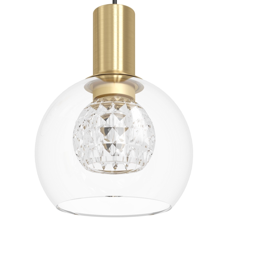 Eglo 390279 - Suspension filaire à intensité variable 6xLED/5,4W/230V 3000K d. 54 cm doré