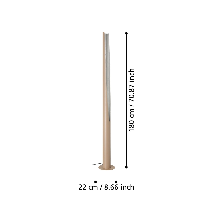 Eglo - Staande LED Lamp 1xGU10/5,7W/230V beige