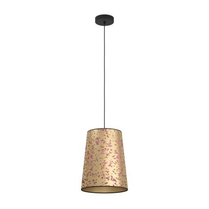 Eglo - Suspension filaire 1xE27/25W/230V doré/rose