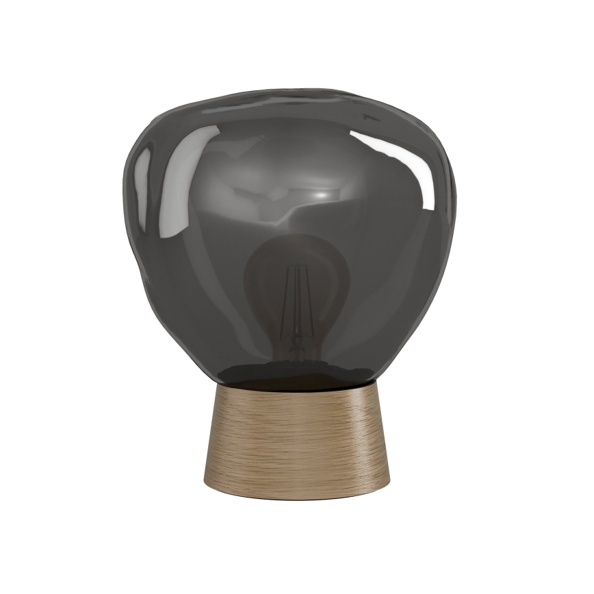 Eglo - Lampe de table 1xE27/40W/230V fumé