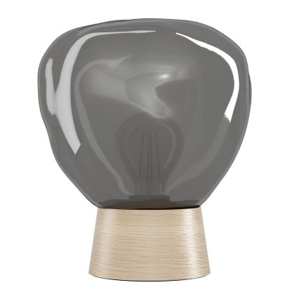 Eglo - Tafellamp 1xE27/40W/230V gerookt
