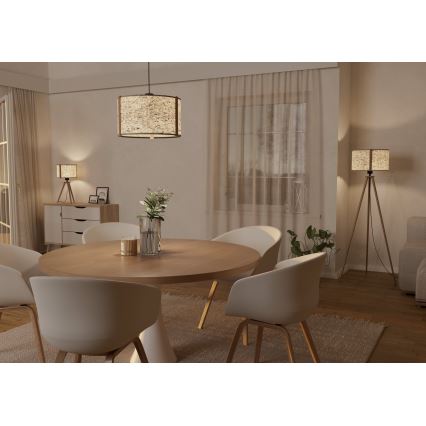 Eglo - Tafellamp 1xE27/25W/230V beige