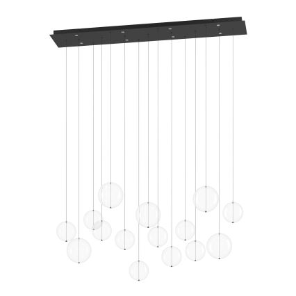 Eglo - Suspension filaire à intensité variable 8xLED/4,2W/230V 3000K transparent