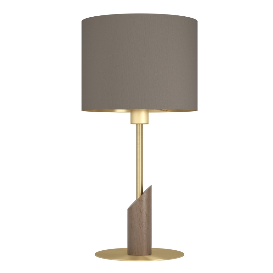 Eglo - Tafellamp 1xE27/40W/230V bruin/goud