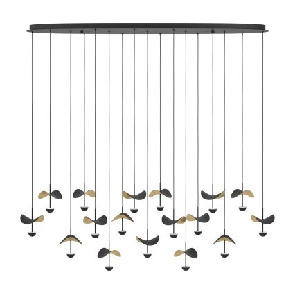 Eglo - Suspension filaire à intensité variable 17xLED/2,3W/230V 3000K