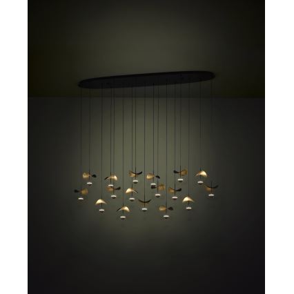 Eglo - Suspension filaire à intensité variable 17xLED/2,3W/230V 3000K