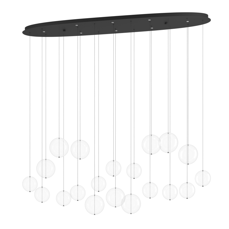Eglo - Suspension filaire à intensité variable 8xLED/4,2W/230V 3000K transparent