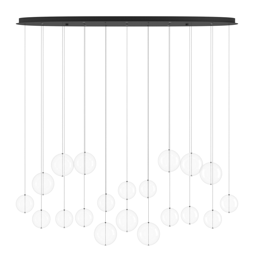 Eglo - Suspension filaire à intensité variable 8xLED/4,2W/230V 3000K transparent