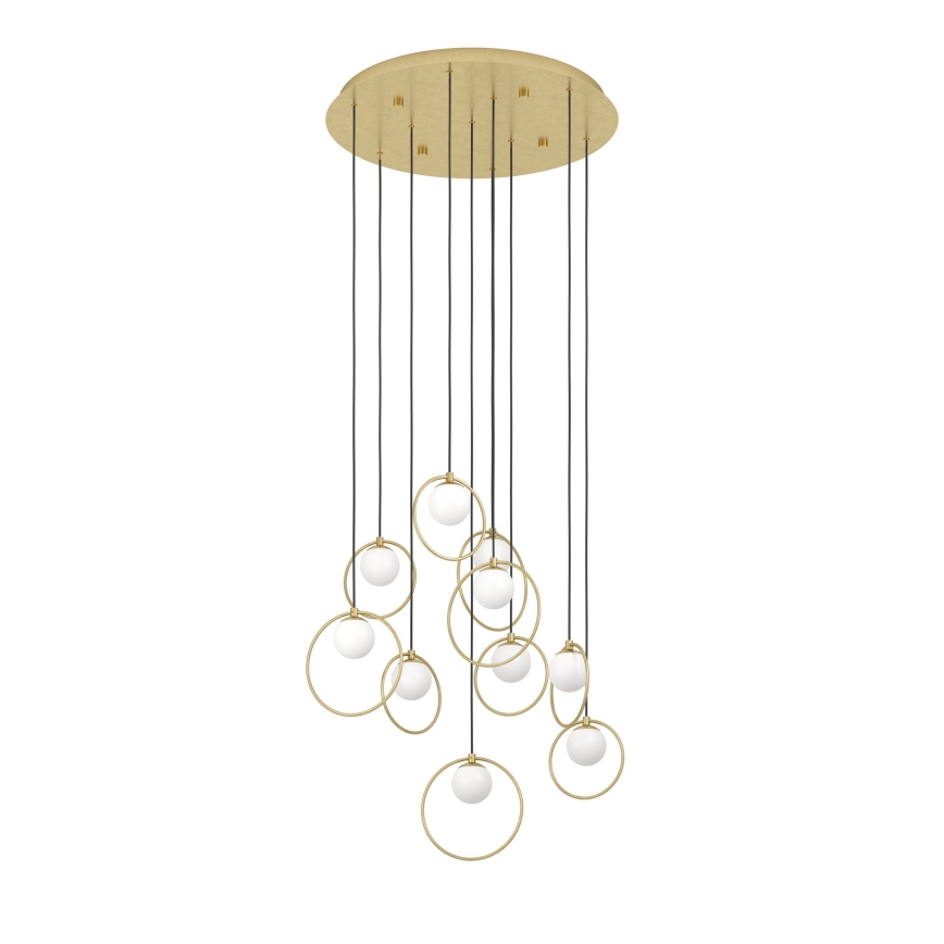 Eglo - Suspension filaire à intensité variable 10xLED/3W/230V 3000K d. 58 cm doré
