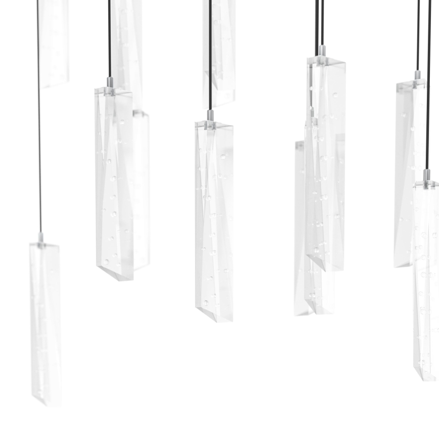Eglo - Suspension filaire à intensité variable 8xLED/4,2W/230V 3000K transparent