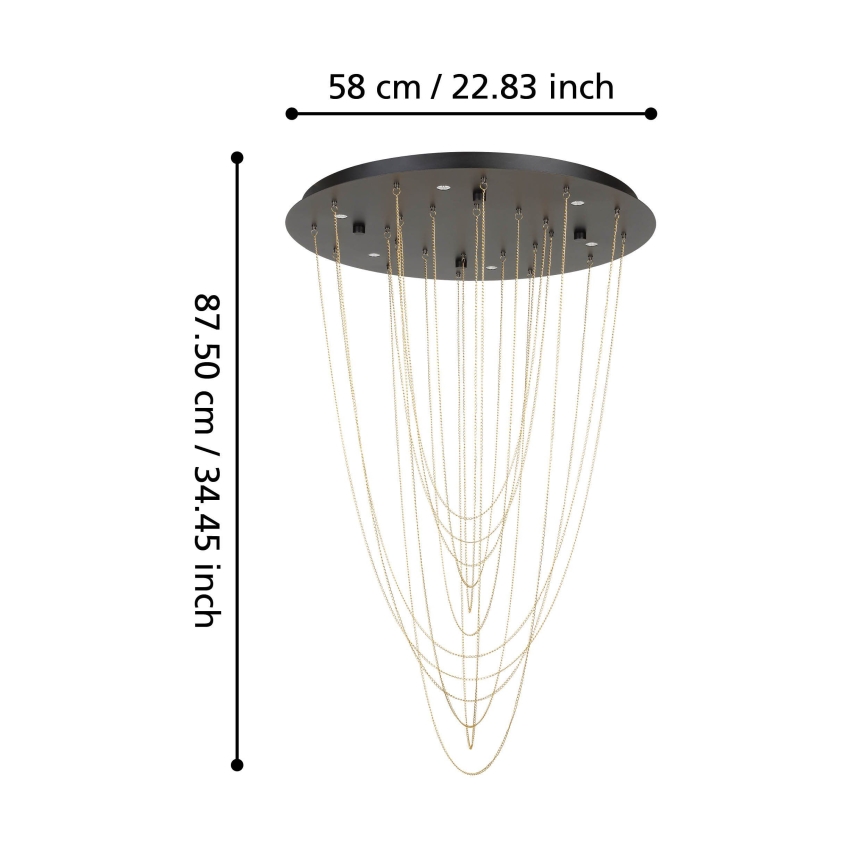 Eglo - Plafonnier à intensité variable 6xLED/4,2W/230V 3000K