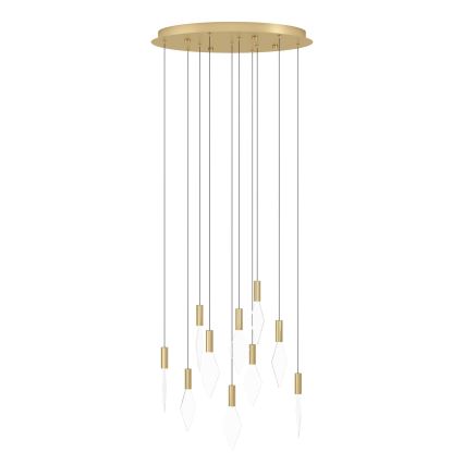 Eglo - Suspension filaire à intensité variable 10xLED/3W/230V 3000K d. 58 cm doré