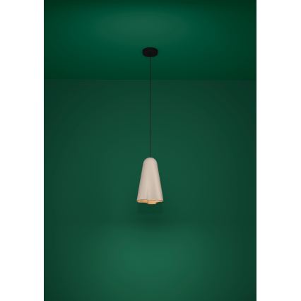 Eglo - Hanglamp aan een koord 1xE27/40W/230V beige