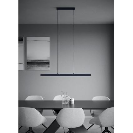 Eglo - Dimbare LED hanglamp aan een koord LED/20W/230V 3000K zwart