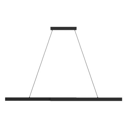 Eglo - Suspension filaire à intensité variable LED/20W/230V 3000K noir