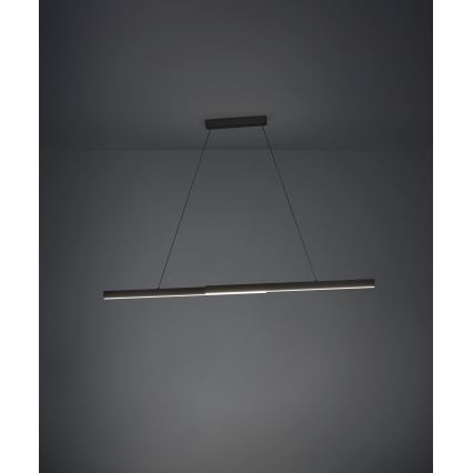 Eglo - Suspension filaire à intensité variable LED/20W/230V 3000K noir