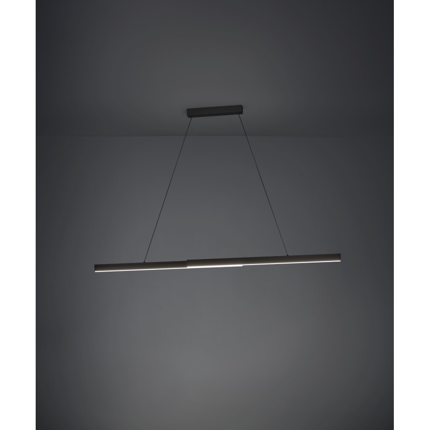 Eglo - Suspension filaire à intensité variable LED/20W/230V 3000K noir