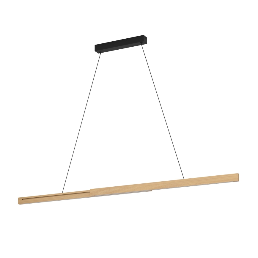 Eglo - Suspension filaire à intensité variable LED/21W/230V 3000K marron
