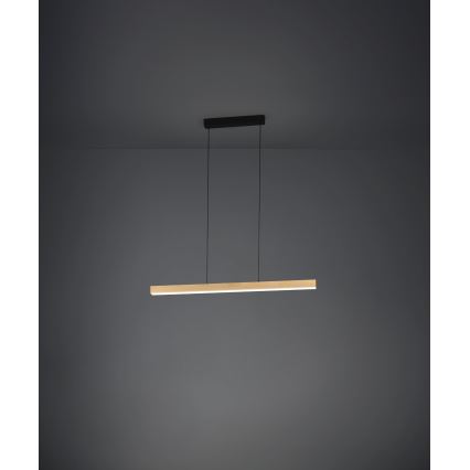 Eglo - Suspension filaire à intensité variable LED/21W/230V 3000K marron
