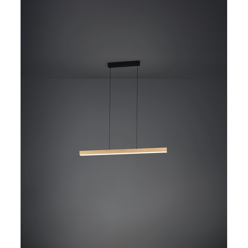 Eglo - Suspension filaire à intensité variable LED/21W/230V 3000K marron