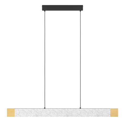 Eglo - Suspension filaire à intensité variable LED/22,2W/230V 3000K marron/gris