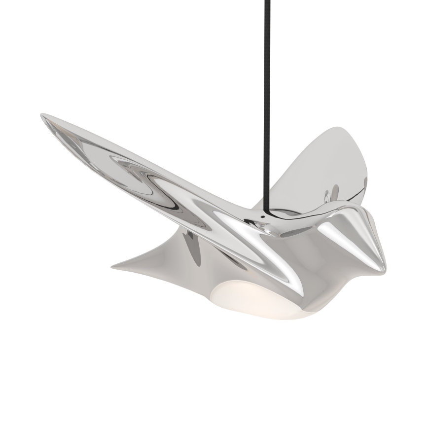 Eglo - Suspension filaire à intensité variable 17xLED/3W/230V 3000K chrome brillant