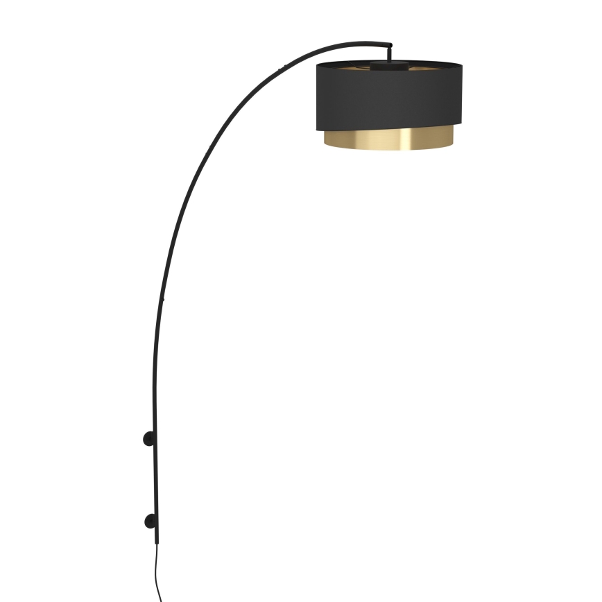 Eglo - Wandlamp 1xE27/40W/230V zwart/goud