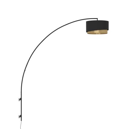 Eglo - Wandlamp 1xE27/40W/230V zwart/goud